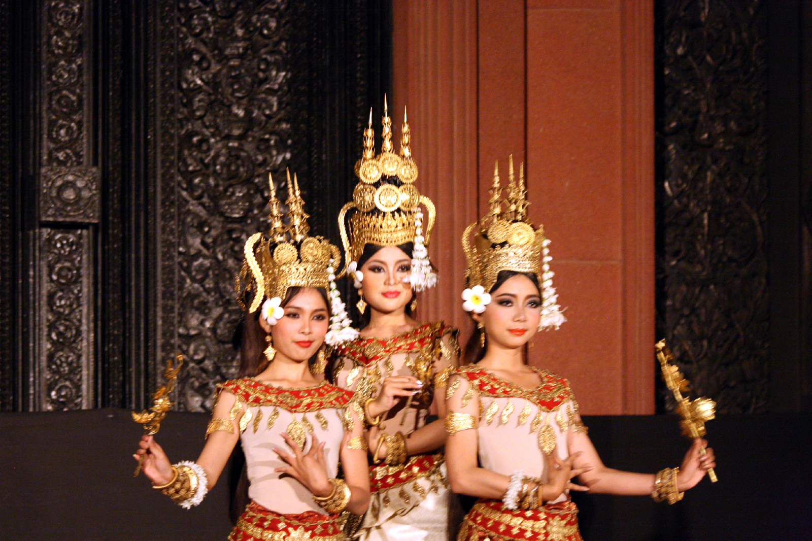 Traditional Cambodian Apsara dance performance
